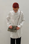 BORIS BIDJAN SABERI Diagonal Shirt SS22 SHIRT6 F1501M Light Grey